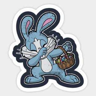 Dabbing Easter Bunny Dab Sticker